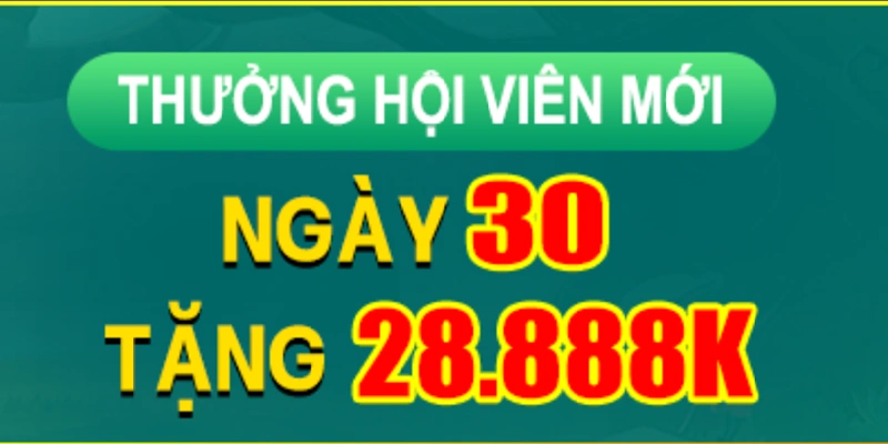 Ưu đãi thưởng nạp ngày thứ 30